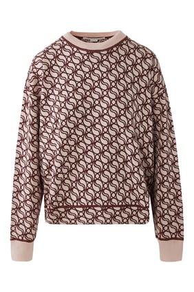 S Wave All Over Knit Jumper